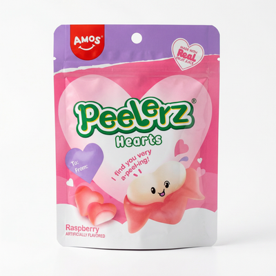 Amos - Peelerz Gummy Hearts 65 Gram