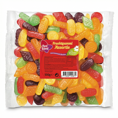Red Band - Fruit Winegums Assorti 500 Gram