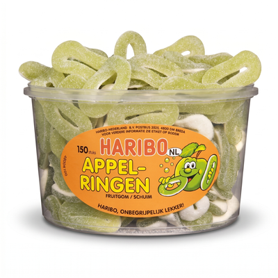 Haribo Silo Zure Appelringen 150 Stuks 1200 Gram