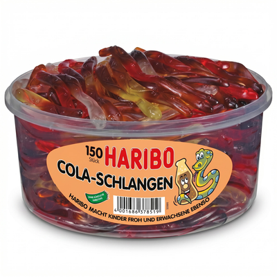 Haribo - Silo Cola Slangen 150 StĂŒck 1050 Gram