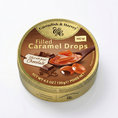 Cavendish & Harvey - Filled Chocolate Karamel Liquorices 130 Gram