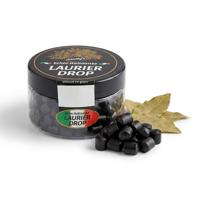 Kindly Italiaanse Laurierdrop Suikervrij 70 Gram