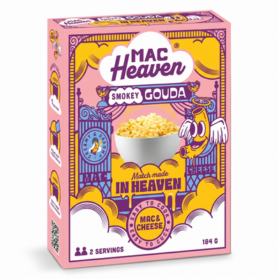 Mac Heaven - Mac & Cheese au Gouda fumé 184 grammes