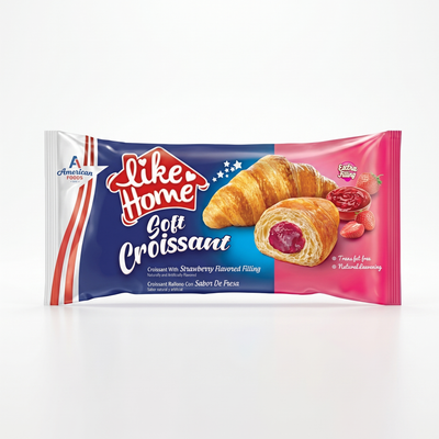 Like Home - Soft Croissant Strawberry 55 Gram