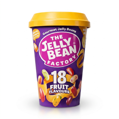 The Jelly Bean Factory - 18 Fruit Flavours Cup 200 Gram