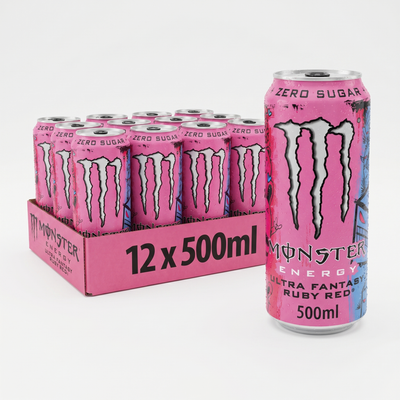Monster - Ultra Fantasy Ruby Red 500ml 12 Cans
