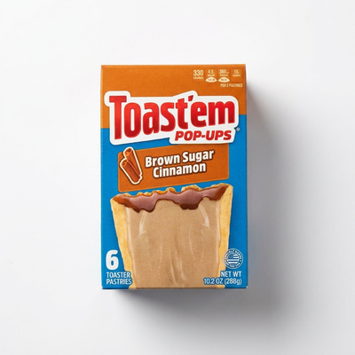 Toast'em POP-UPS - Frosted Brown Sugar Cinnamon Toaster Pastries 288 Gram
