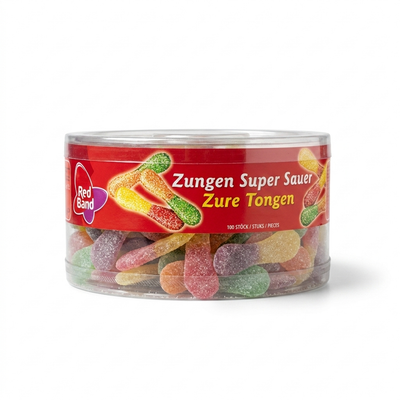 Red Band Silo Zure Tongen 100 Pieces 1200 Gram