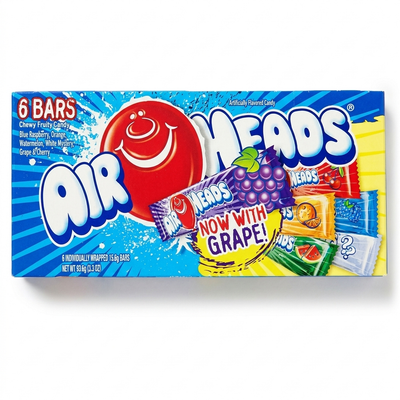 Airheads 6 Geschmacksrichtungen Auswahl Video Box 93,6 Gramm