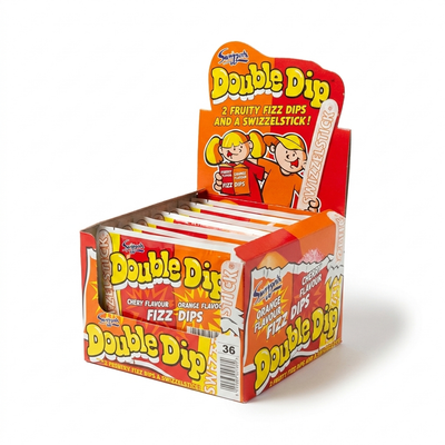 Swizzels Double Dip Cherry Orange 36 Stück