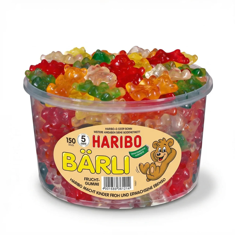 Haribo Silo Bรคrli 1200 Gram 150 Stuks (import)