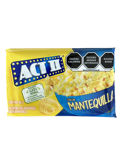 Act II - Butter Popcorn 80 Gram