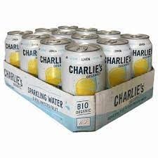 Charlie's - Natural Soa Sparkling Water Lemon 330ml 12 Canettes