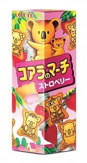 Lotte - Biscuits aux fraises Koala's March 48 grammes