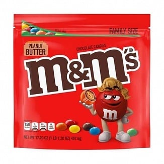 M&M's - Erdnussbutter, Familienpackung 488 Gramm