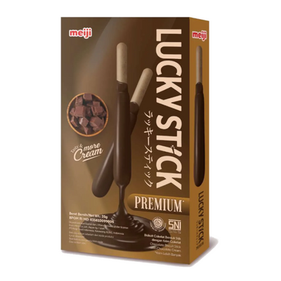 Meiji - Lucky Stick Premium Chocolate 35 Gram