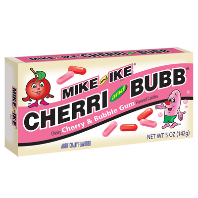 Mike & Ike - Limited Edition Cherri and Bubb Retro Theatre Box 141 Gram