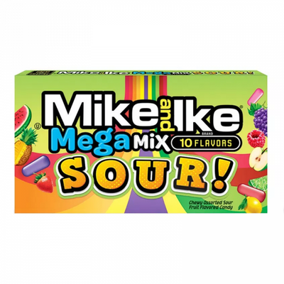 Mike & Ike - Sour Mega Mix Theatre Box 141 Gram