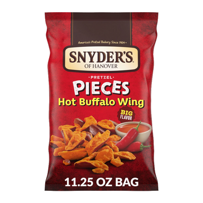 Snyder's - Morceaux de bretzel Ailes de poulet Buffalo piquantes XL 318 grammes