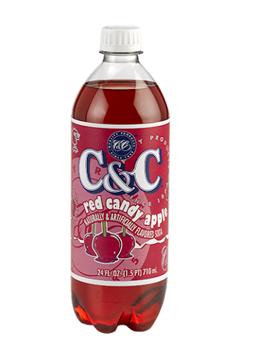 C&C Soda – Rote Zuckerapfelflasche 710 ml
