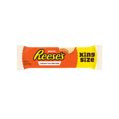 Reese's - Beurre de cacahuète blanc en tasses, format King Size, 79 grammes
