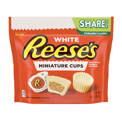 Reese's - Weiße Miniaturbecher, Portionsgröße 297 Gramm