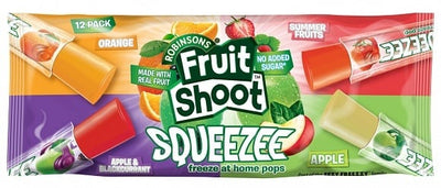 Robinsons Fruit Shoot - Squeezee Wassereis am Stiel, 12er-Packung