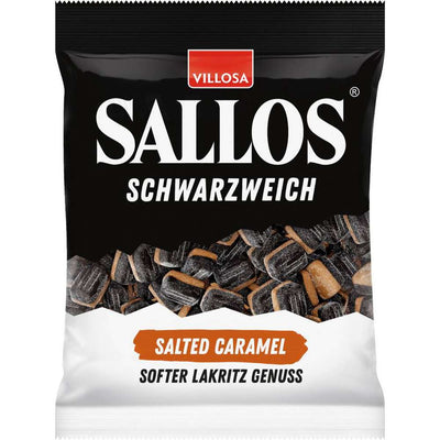 Sallos - Schwarzweich Softer Lakritz Salted Karamel 200 Gram