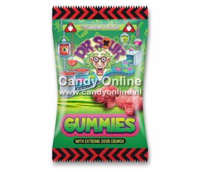 Dr. Sour - Fruchtgummis Erdbeere 200 Gramm
