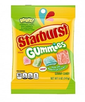 Starburst - Saure Fruchtgummis 141 Gramm