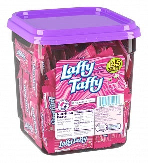 Wonka - Strawberry Laffy Taffy Minis 145 Pieces