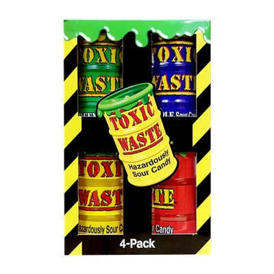 Giftmüll – 4er-Packung, sortierte Trommeln, Geschenkverpackung, 4 x 42 Gramm