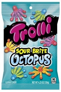 Trolli - Sour Brite Octopus 120 Gramm