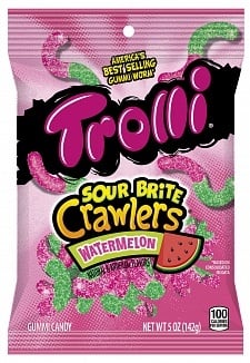 Trolli - Watermelon Sour Brite Crawlers 142 Gramm
