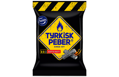 Fazer - Tyrkisk Peber Soft & Salty Liquorice 120 Gram