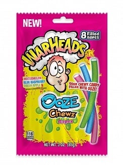Warheads - Cordes à mâcher Ooze Chewz 85 grammes