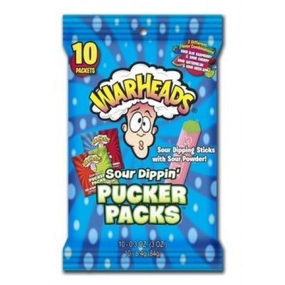 Warheads - Bonbons acidulés Sour Dippers Puckers, paquet de 84 grammes