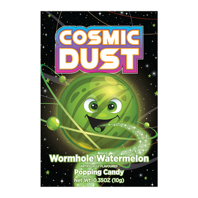 Kosmischer Staub – Wurmloch-Wassermelonen-Knallbonbons, 10 Gramm
