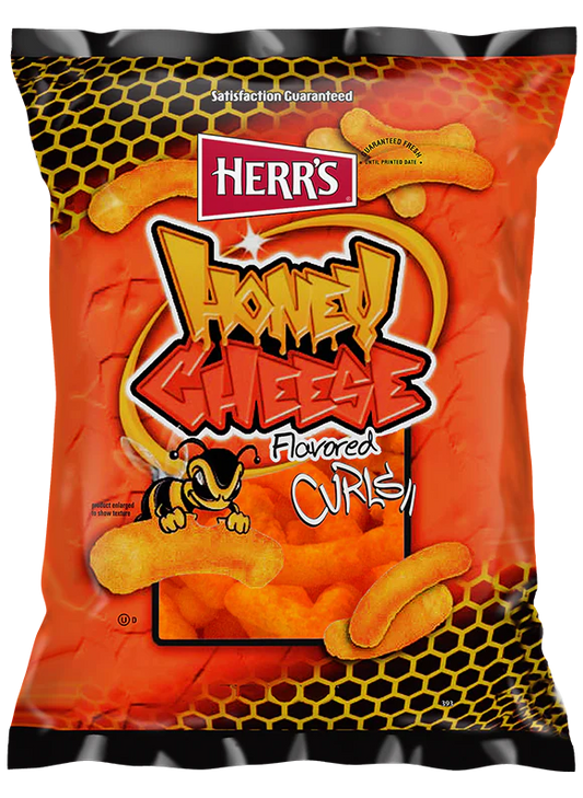 Herr's - Honey Cheese Flavoured Curls 113 Gram