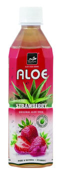 Aloe Vera - Aardbei 500ml 20 Stück