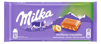Milka - Gebroken Noot 100 Gram 22 Stück