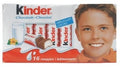 Kinder - Schokolade 16 Reepjes 10 Stück