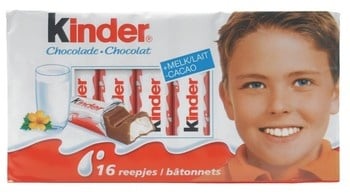 Kinder - Chocolade 16 Reepjes 10 Stuks
