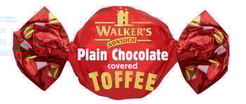 Walkers Plain Chocolate Covered Toffee Eclairs 2.5 Kilo