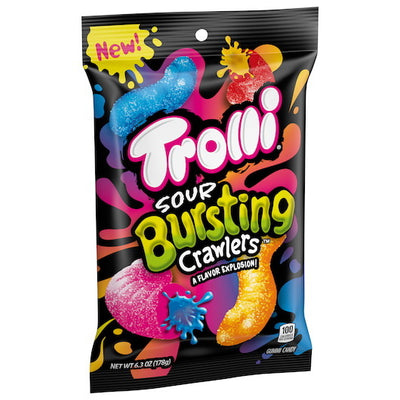 Trolli - Saure, platzende Krabben 120 Gramm