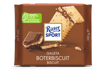 Rittersport - Boterbiscuit 100 Gram 11 Stuks