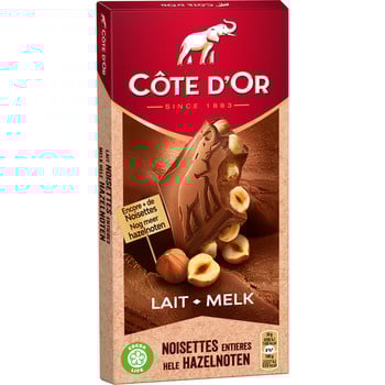 Cote d'Or - Melk/Hele Noot 180 Gram 9 Stuks
