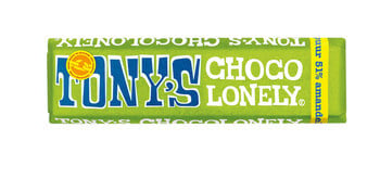 Tony's Chocolonely - Puur Amandel Zeezout 47 Gram 35 Stück