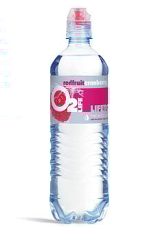 O2Life - Red Fruit Cranberry 750ml 6 Stuks