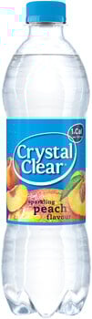 Crystal Clear - Peach 500ml 6 Stuks